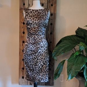 Cache Leopard Party Dress